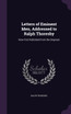Letters of Eminent Men, Addressed to Ralph Thoresby