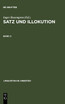 Satz und Illokution