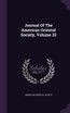 Journal Of The American Oriental Society, Volume 33