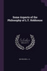 Some Aspects of the Philosophy of L.T. Hobhouse