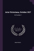 Acta Victoriana, October 1917