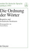 Die Ordnung der Wörter