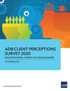 ADB Client Perceptions Survey 2020