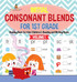 Initial Consonant Blends for 1st Grade Volume I - Reading Book for Kids | Children's Reading and Writing Books