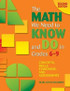 The Math We Need to Know and Do in Grades 6-9