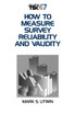 How to Measure Survey Reliability and Validity
