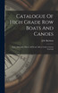 Catalogue Of High Grade Row Boats And Canoes