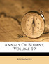 Annals Of Botany, Volume 19