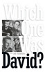 Which One Was David? (hardback)