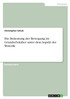 Die Bedeutung der Bewegung im Grundschulalter unter dem Aspekt der Motorik