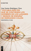 "Vocabulario en que se contienen los nombres de los lugares y reinos de España" de Hernando Colón