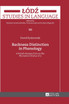 Backness Distinction in Phonology
