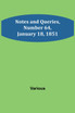 Notes and Queries, Number 64, January 18, 1851