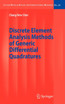 Discrete Element Analysis Methods of Generic Differential Quadratures