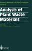 Analysis of Plant Waste Materials