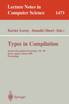 Types in Compilation