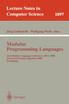 Modular Programming Languages