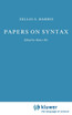 Papers on Syntax