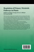 Regulation of Primary Metabolic Pathways in Plants