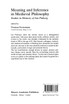 Meaning and Inference in Medieval Philosophy