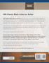 100 Classic Rock Licks for Guitar