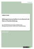 Bildungswissenschaftler/-in im Bereich der Eltern-/Familienbildung