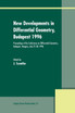 New Developments in Differential Geometry, Budapest 1996