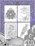 ZEN Coloring Book. Adult Coloring Mindfulness