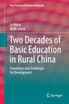 Two Decades of Basic Education in Rural China