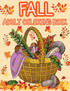 Fall adult coloring book