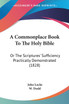 A Commonplace Book To The Holy Bible