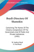 Boyd's Directory Of Shamokin