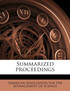 Summarized proceedings Volume 36