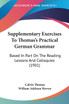 Supplementary Exercises To Thomas's Practical German Grammar