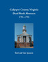 Culpeper County, Virginia Deed Book Abstracts 1791-1792