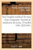 Mémoire sur l'emploi médical du bain d'air comprimé. Société de médecine de Lyon, 19 juillet 1841