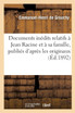 Documents inédits relatifs à Jean Racine et à sa famille