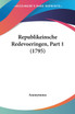 Republikeinsche Redevoeringen, Part 1 (1795)