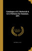 Catalogue of E. Butterick & Co's Patterns for Summer, 1871