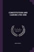 CONSTITUTION AND CANONS 1759-1958