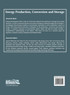 Energy Production, Conversion and Storage