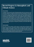 Recent Progress in Atmospheric and Climate Science