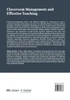 Classroom Management and Effective Teaching