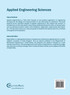 Applied Engineering Sciences