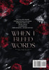 When I Bleed Words (The Special Hardcover Edition)