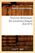 Nouveau dictionnaire des synonymes français (Éd.1874)