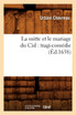 La suitte et le mariage du Cid