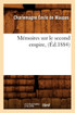 Mémoires sur le second empire , (Éd.1884)