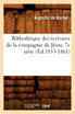 Bibliothèque des écrivains de la compagnie de Jésus, 7e série (Éd.1853-1861)