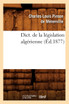 Dict. de la législation algérienne (Éd.1877)